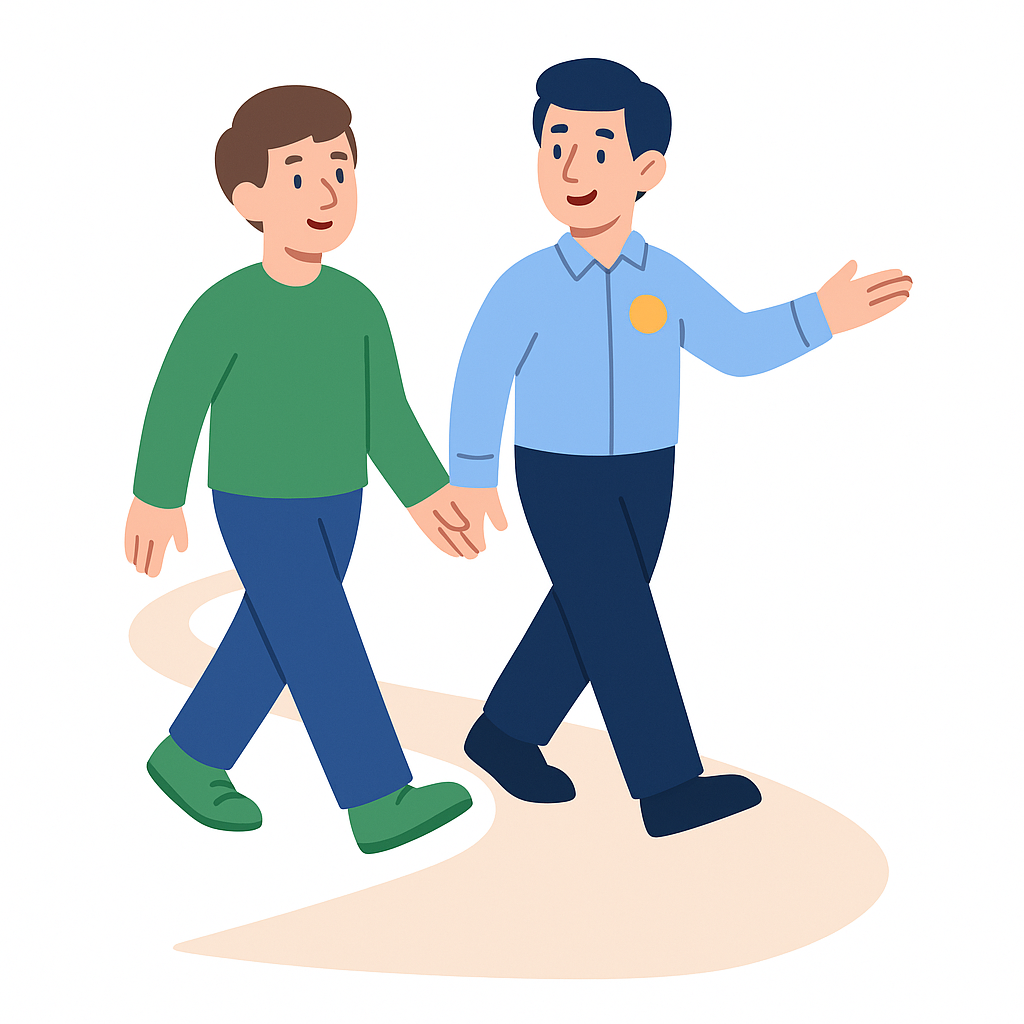 SYVhjälpen - två personer som pratar